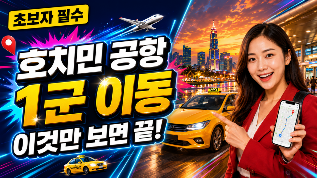 호치민 공항에서 1군 이동 방법