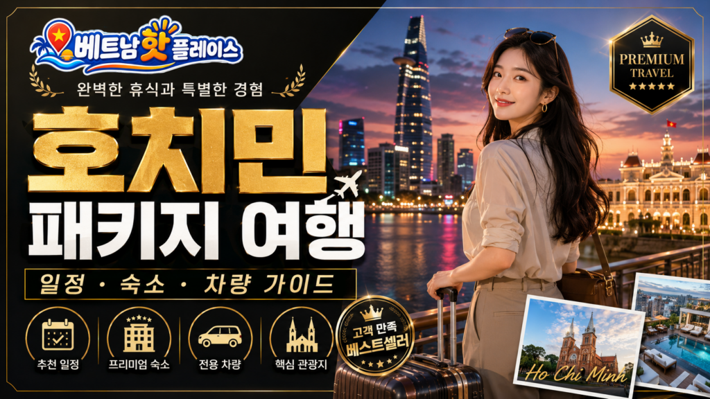 호치민 패키지 여행 일정 준비