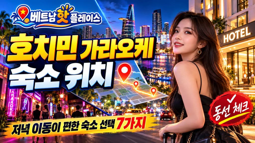 호치민 가라오케 숙소 위치