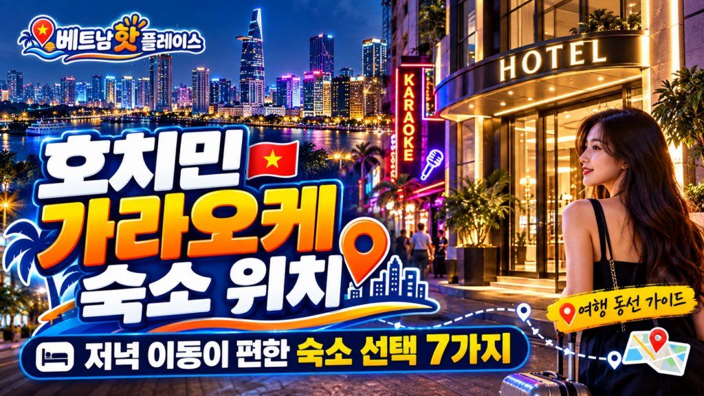 호치민 가라오케 숙소 선택
