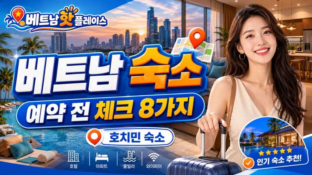 베트남 숙소 호치민 숙소 예약 전 8가지 체크 가이드