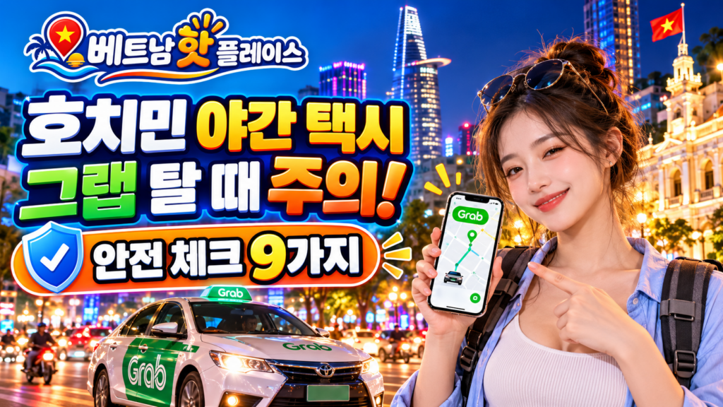 호치민 야간 택시 안전